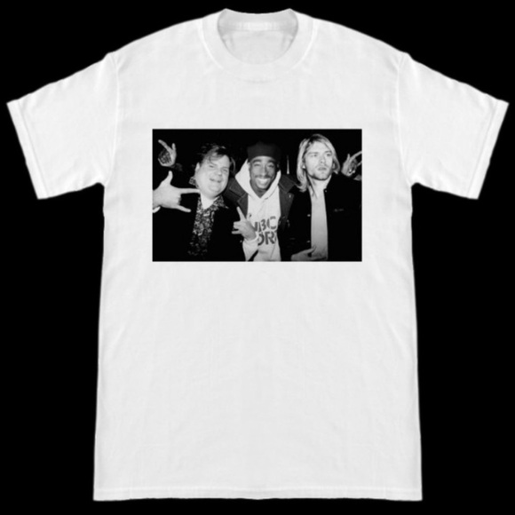 Other - White Short Sleeve Graphic Tee